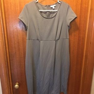 Liz Lange Maternity Dress Gray Size L